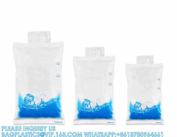Reusable Injecting water Gel Ice Pack Water Injection Freeze Dry Ice Pack For Food Fresh Shipping Delivery Transport