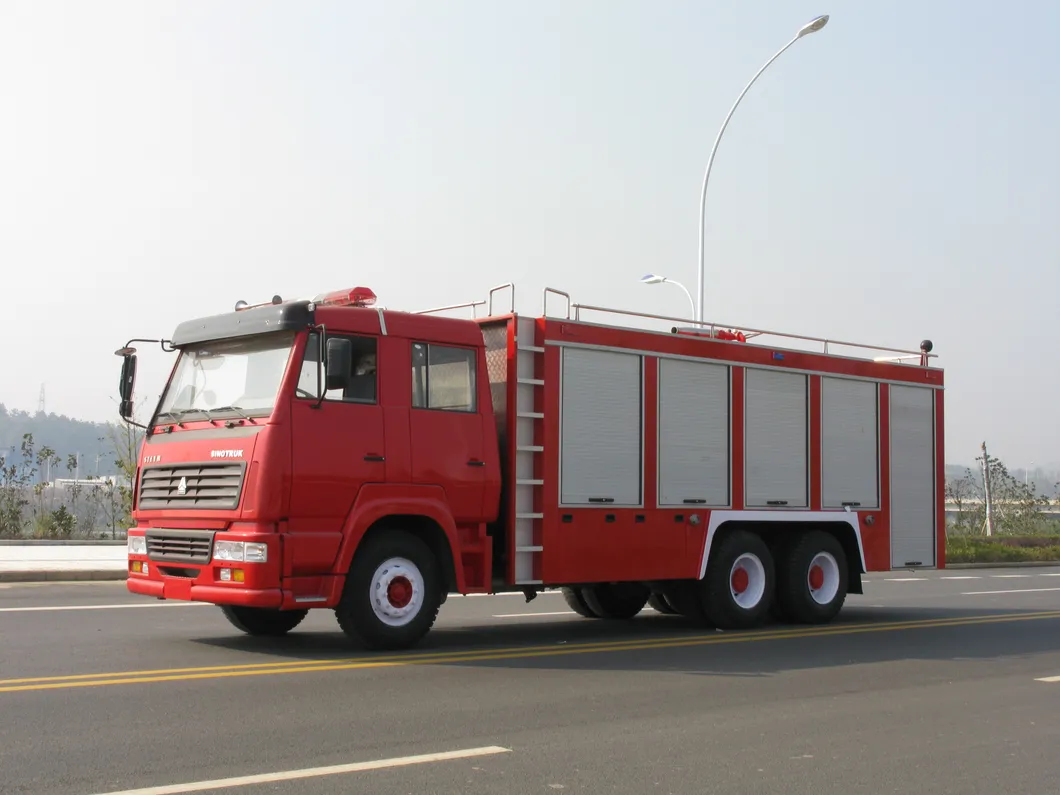16tons Fire Engine Vehicle 251hp-350hp Foam And Water Tanker Fire Truck