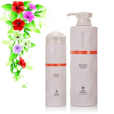 Tratamento de alisamento e de nutrição do cabelo seco do óleo do argão do Softness