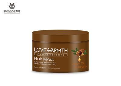 Máscara livre do cabelo do óleo do argão do Paraben, profundamente máscara do cabelo do reparo da queratina do reparo