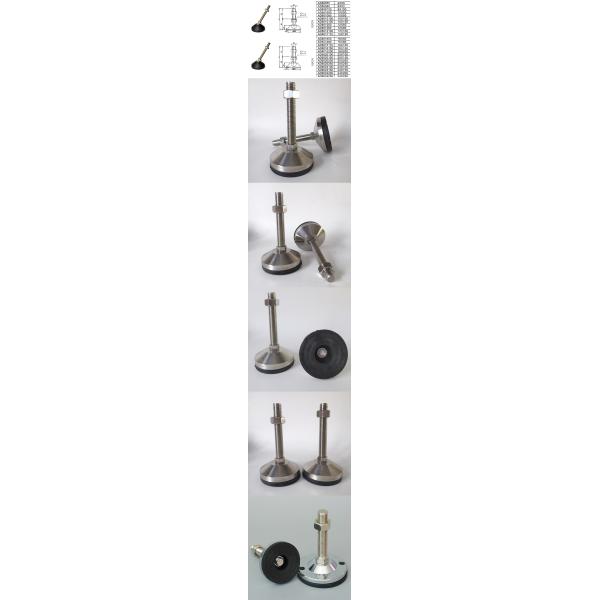 Stainless Steel Adjustable 1/4-20 Heavy Duty Furniture Leveling Feet