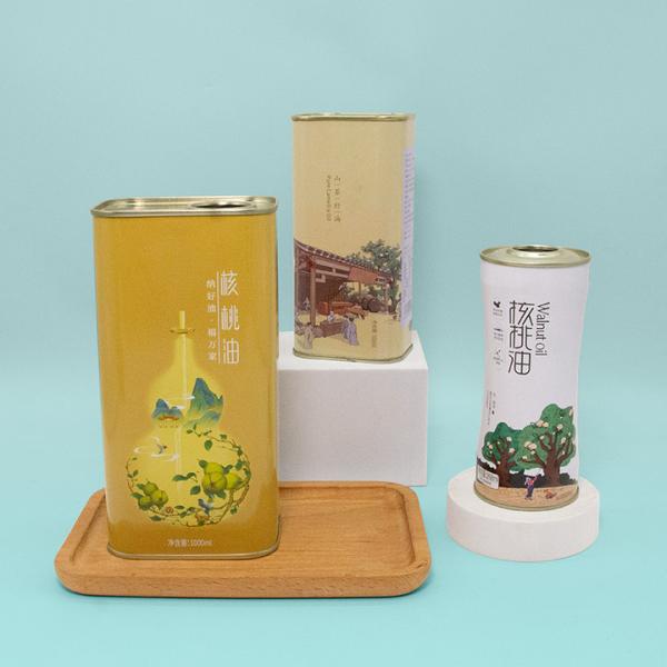 Olive Oil Metal Can for Kitchen Storage Acceptable Customized