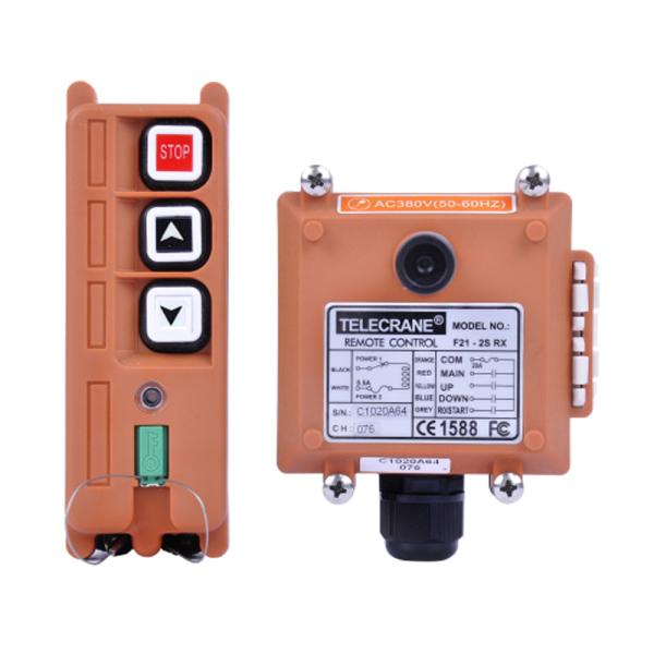 Telecrane F21-2S Telecrane Remote Control For Electric Hoist 2 Keys Single Step