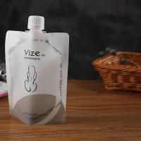 Bolsa laminada del canalón de 8.6m m que empaqueta los líquidos de Juice Stand Up Pouches For