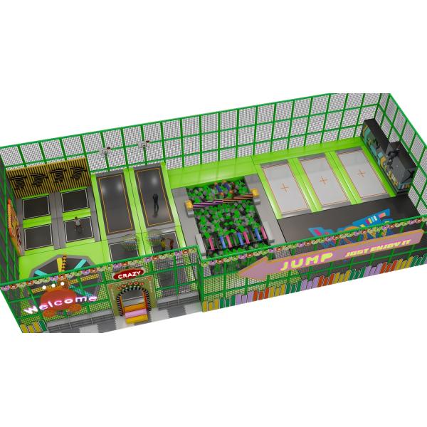 Ultimate Indoor Fun Exciting Trampoline Park With Adventure Obstacle Course