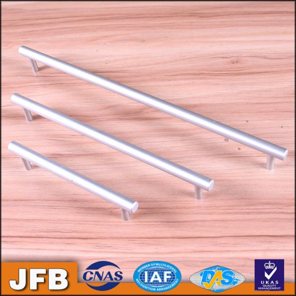 CNC aluminium anodized profile/anodizing aluminium drawerhandle with screw holes