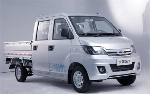China light trucks T-king 4*2 double cab 1 ton mini cargo truck