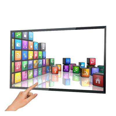 VGA AV 55 Inch Touch Screen Monitor 4k Digital Signage 500cd/M2