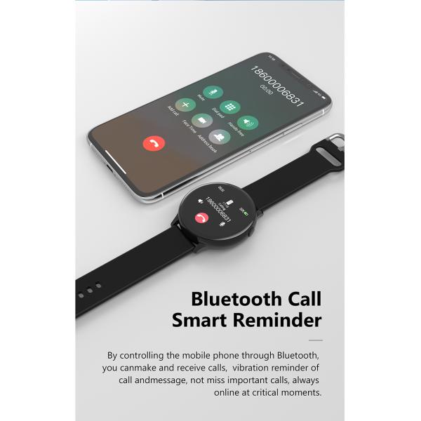монитор тарифа и кровяного давления сердца BT V5.0 smartwatch экрана касания 1.4-inch