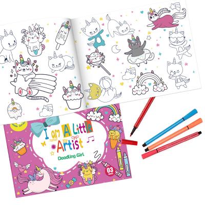 Art Enlightenment Doodle Toddlers Coloring Book For 4 Year Old ASTM F963-17
