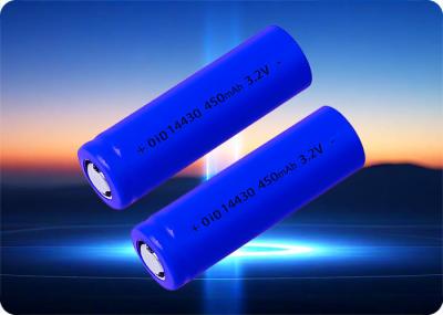 14400 LiFePo4 Battery 450mAh 1.4A Discharge 2000+ Cycles