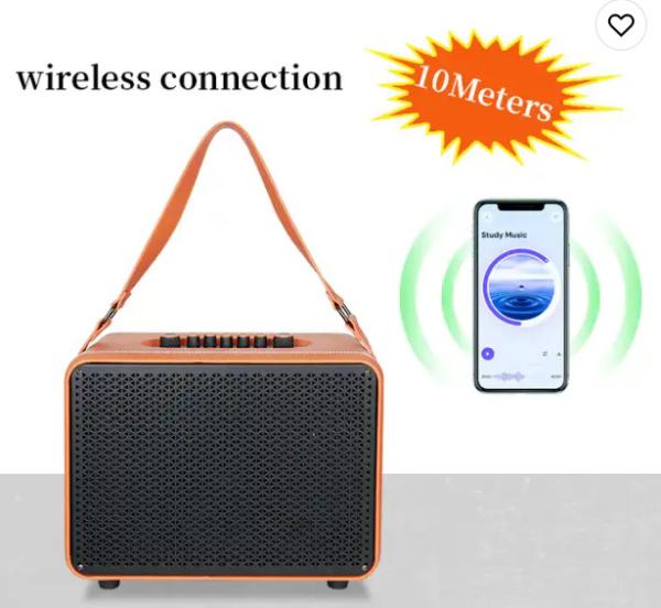 Popular Active Tws Portable Speaker USB 6.5 Inch Karaoke Speaker With Mics
