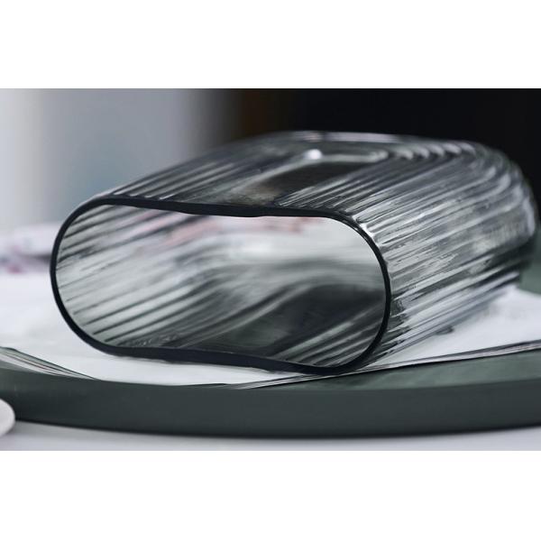 18 см стеклянная ваза идеальное дополнение к вашей современной стеклянной коллекции для гостиной спальня домашний декор