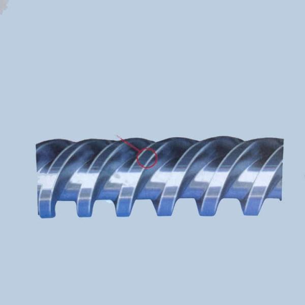 PVC Pipe Board Extruder Bimetallic Screw Barrel Material 38CrMOAIA Single Screw And Barrel