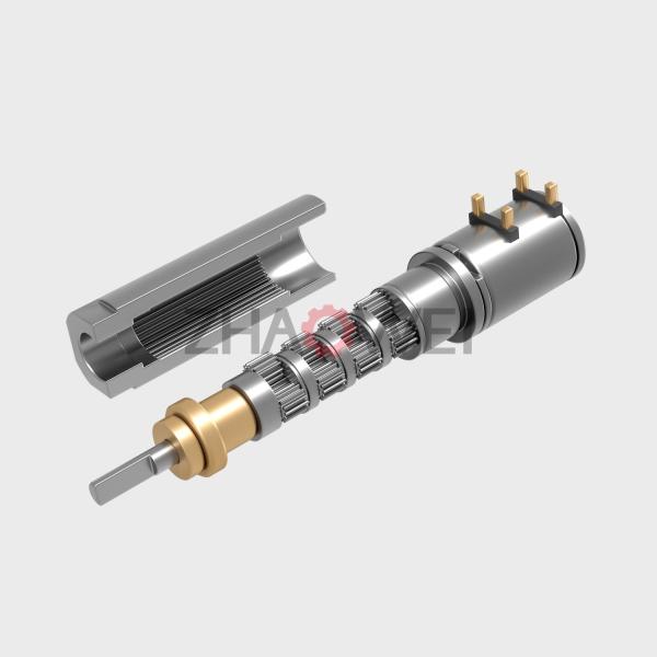 Small Push Rod 12v Dc Planetary Gear Motor 340mA For Electronic Cigarette
