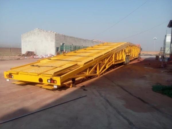 18-30T Loading Weight Hydraulic Lifting 3 Axle 10 Units Transport Carrier Car Trailer