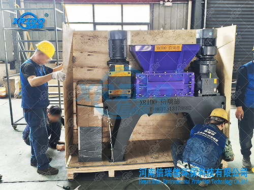 MSW Shredder Garbage Crusher Solid Waste Shredder Waste To Energy Machine RDF/SRF Plant