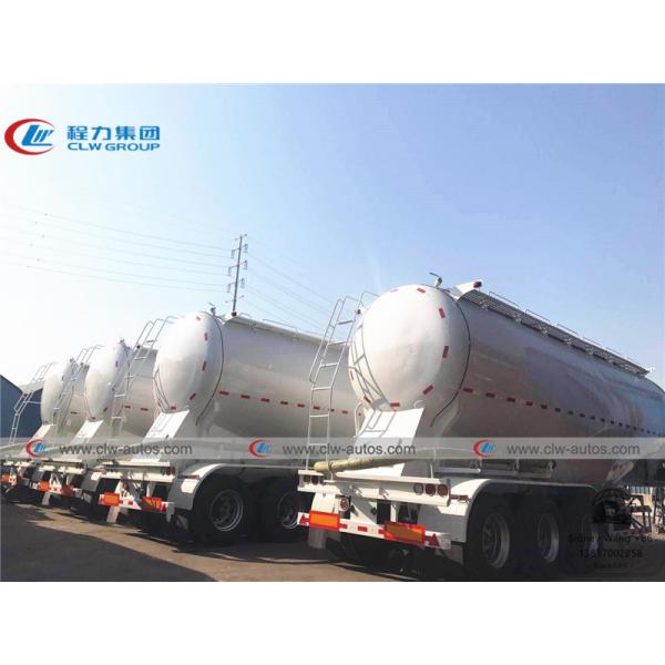 25cbm 35cbm 50cbm Carbon Steel Tanker 3 Axle Semi Trailer For Bulk Cement