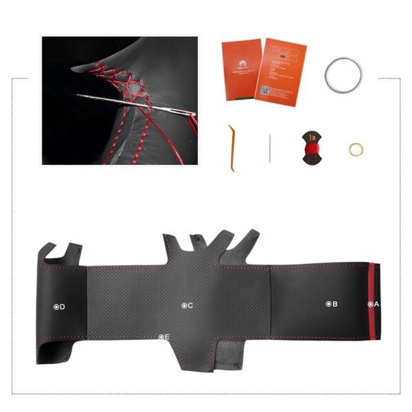 Custom Best Car Interior Accessories for VW Golf 5 Mk5 Passat B6 Steering Wheel Cover