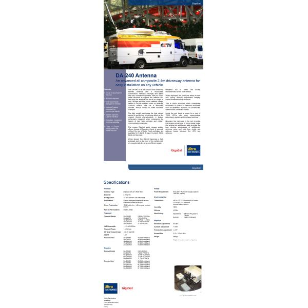 GigaSat DA-240 Drive-AwaAntenna