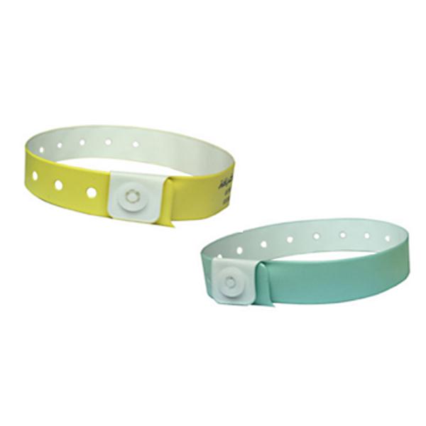 F Shaped Plastic Id Wristbands , Personalized Plastic Bracelets Screen Printing