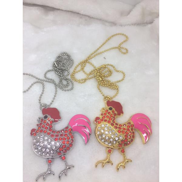 Customized Diamond Cock necklace Jewelry USB flash drive 64Gb