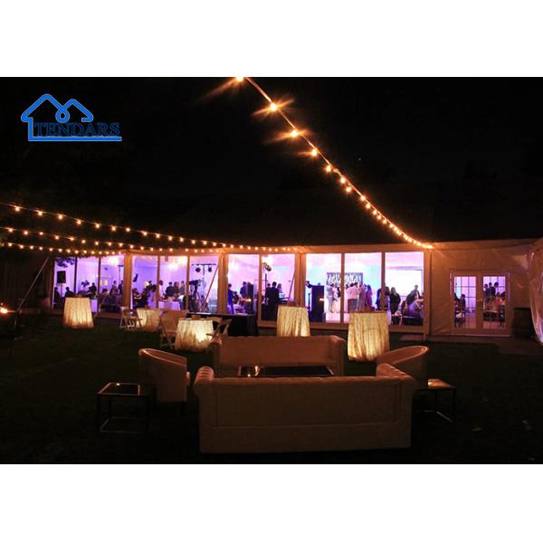 Double Layer Modern Large Wedding Marquee Tent Event Water Resistant Heavy Duty Canopy Structure