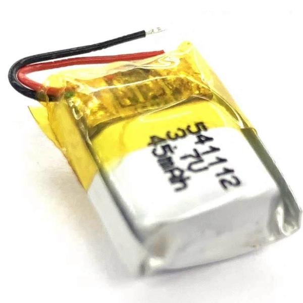 Small 45mAh 3.7V Lithium Polymer Battery with 500 Cycle Life for Earphones and Smart Devices