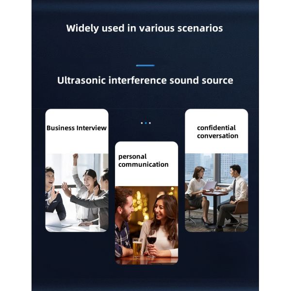 Function Security Display Portable Power Bank Style 9000mah for Long Time Audio Recording and AntiVoice Recorder Defense