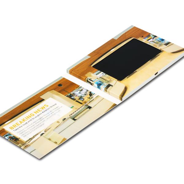 Customized LCD Video Brochure Card with JPG Image Format