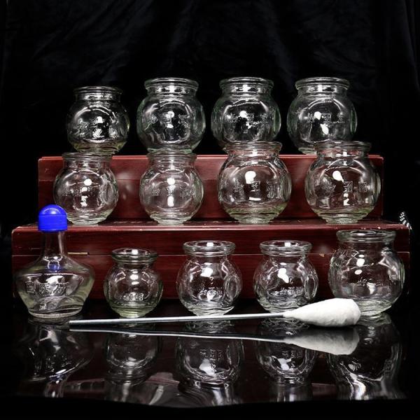 12 Cups Chinese Traditional Vacuum Hijama Massage Therapy Ventosa Cups Sterilizer Set