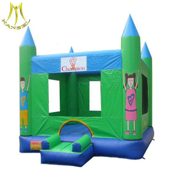Hansel China PVC inflatable bouncer with UL certification inflatable juming castle for kids suppliers