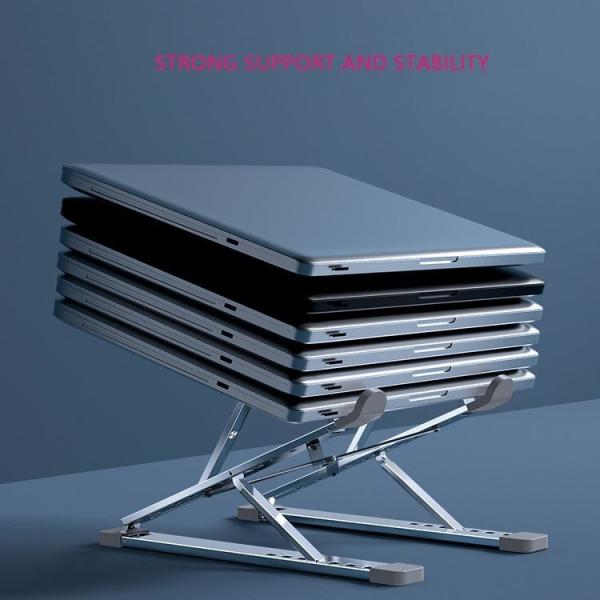 Thickened Aluminium Alloy Laptop Stand Universal Laptop Holder for 10-18in Laptops Hollow Design Stable Triangle Design