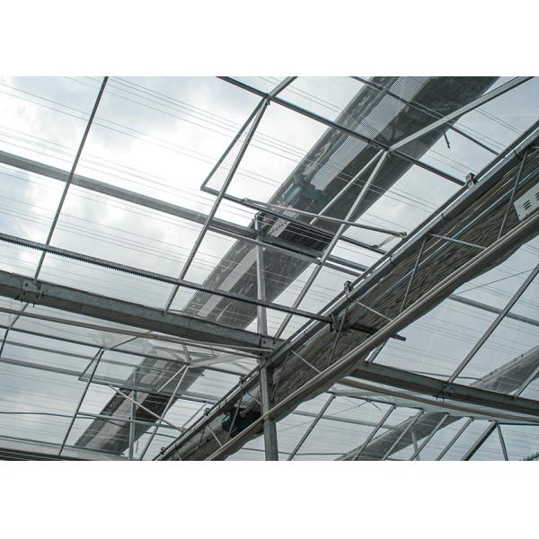 Sturdy Structure, Adjustable Climate VENLO Glass Greenhouses For Strawberry & Flower Cultivation