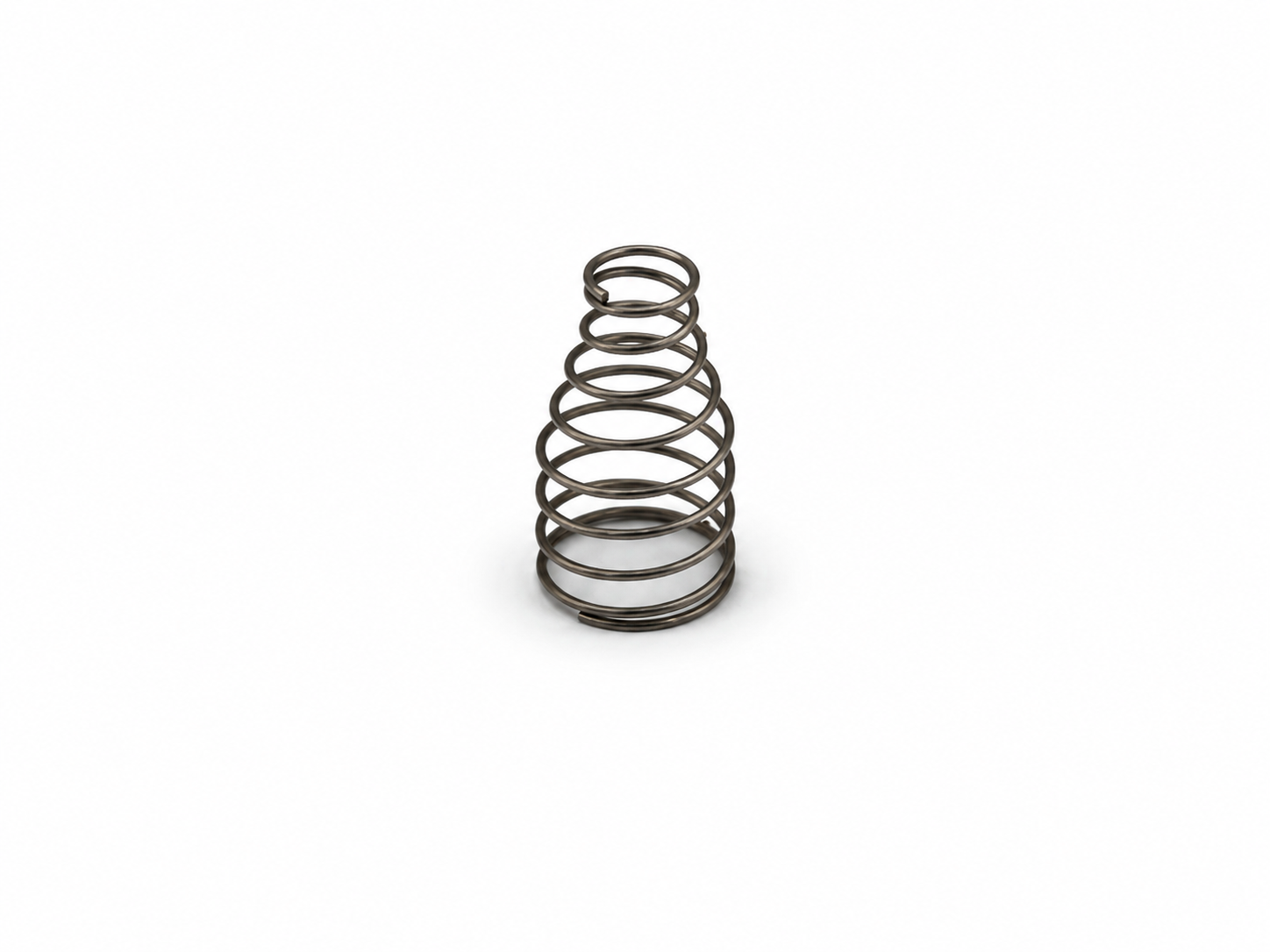 Miniature Cone Shaped Springs Coil Inconel X750 Monel Titanium