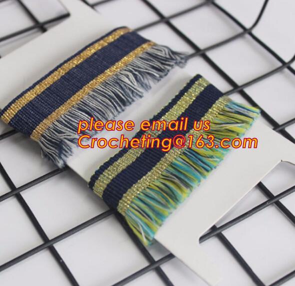 Polyester Yarn Tassel Fringe Trim for Curtain/Pillow Trimming of Home Textile