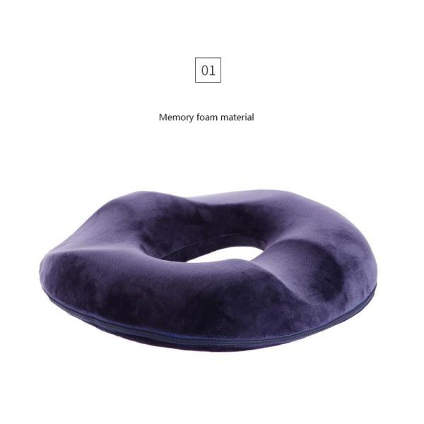 Universal Memory Foam Seat Cushion Core for Coccyx Support and Posture Improvement