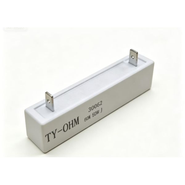 60W automotive resistors cement resistor faston terminals for electrical applications