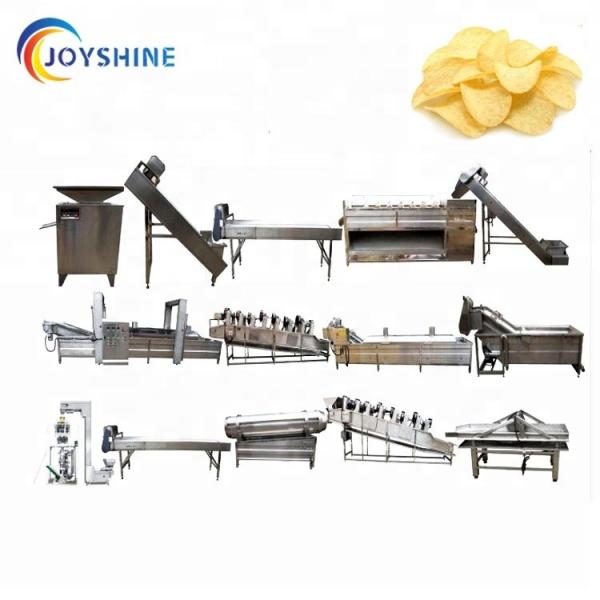 Equipamento totalmente automático de processamento de batatas fritas frescas, de capacidade entre 50 e 1000 kg/h