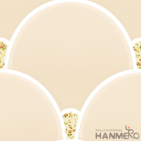 Household Wallcovering Supplier Beige Color Suede Wallpaper Best Prices in 0.53*10M/Roll