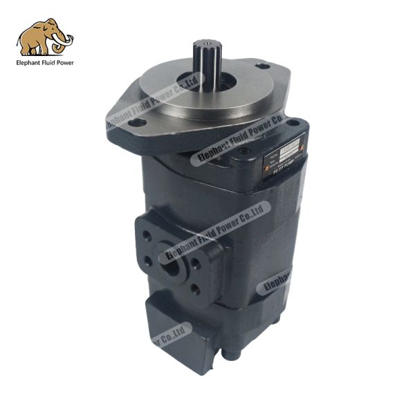 Double Gear Pump 14561971 Iron Cast for Volvo EC330B EC360B EC360C Excavator with 100% Interchange and One Year Warranty