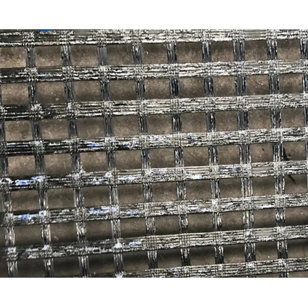 стеклоткань Geogrid собственной личности 50kn/M-200kn/M слипчивая с покрытием асфальта