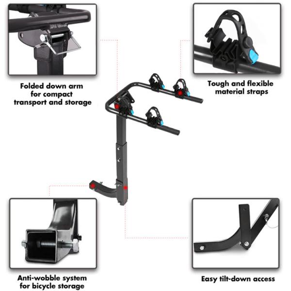 Стальной внешний шкаф велосипеда автомобиля шкафа заминкы несущей шкафа велосипеда автомобиля для SUV