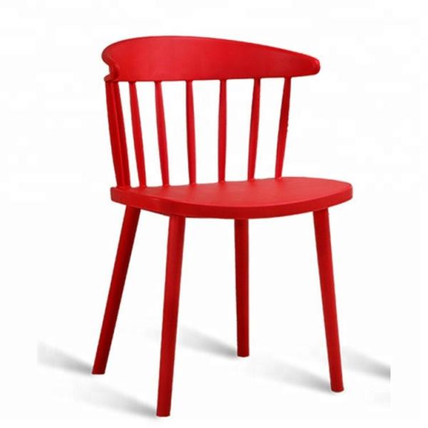 Practical Plastic Outdoor Dining Chairs , Colorful Plastic Office Chair