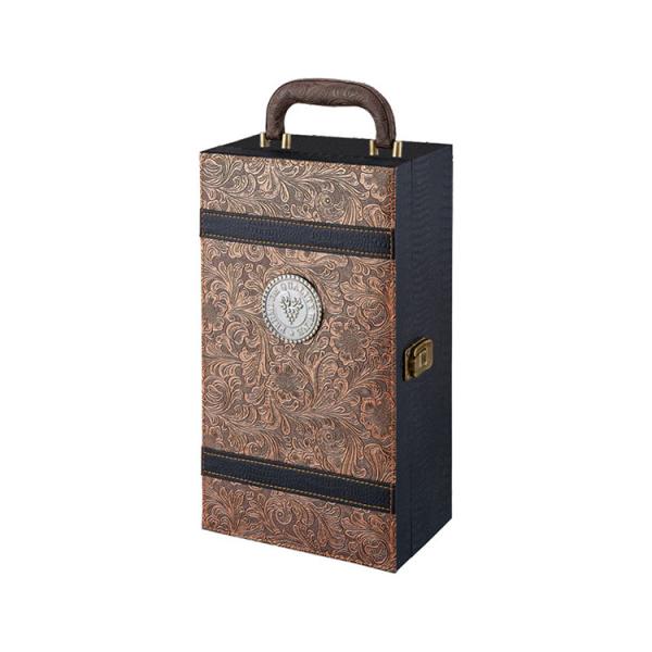 Gift Leather Wine Box With Accessories And Wine Sets 750ml Wine Bottle