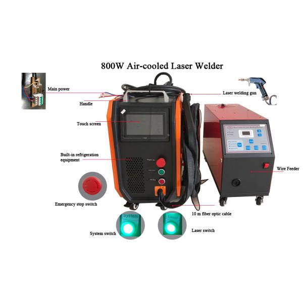 Сподручный сварочный аппарат лазера волокна 1000W GW Raycus JPT IPG CW