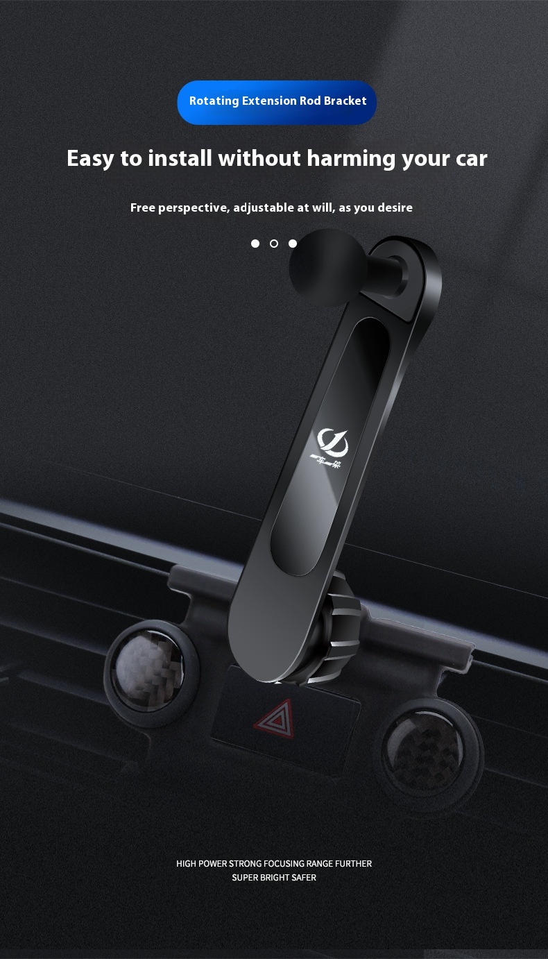 For Custom Processing Universal 360-Degree Rotating 17mm Ball Head Navigation Bracket for Car Mobile Phones Universal Car Holder
