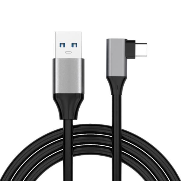 1M 2M 3M USB3.2 Gen1 Cable 90 Degree USB C Charging Cable To USB A Male To Male