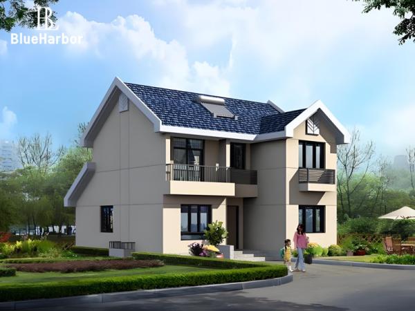 Maison préfabriquée en acier léger de luxe maison préfabriquée en acier rapide