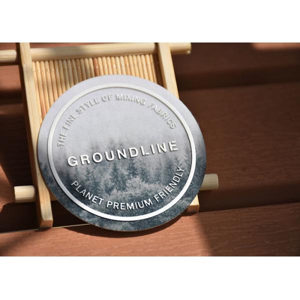 Заплата Microfibre фуфаек напечатанная таможней с белым логотипом силикона